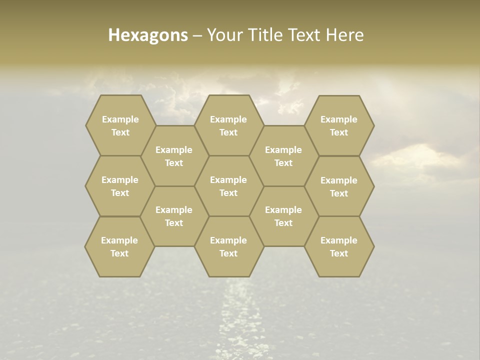 Arrow Non Urban Lane PowerPoint Template