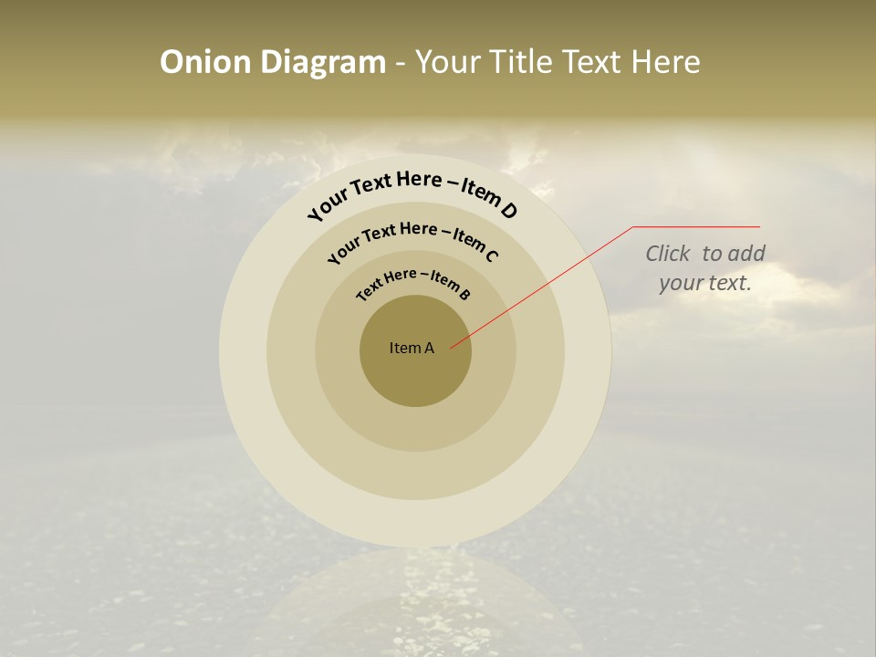 Arrow Non Urban Lane PowerPoint Template