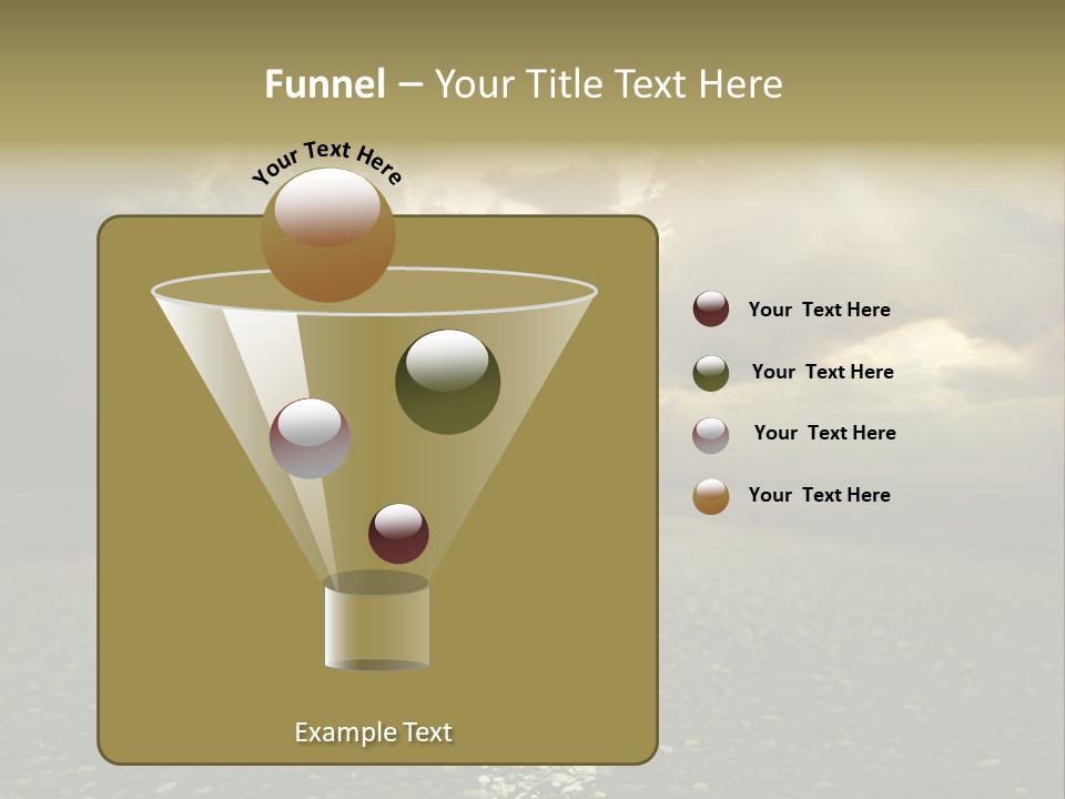 Arrow Non Urban Lane PowerPoint Template