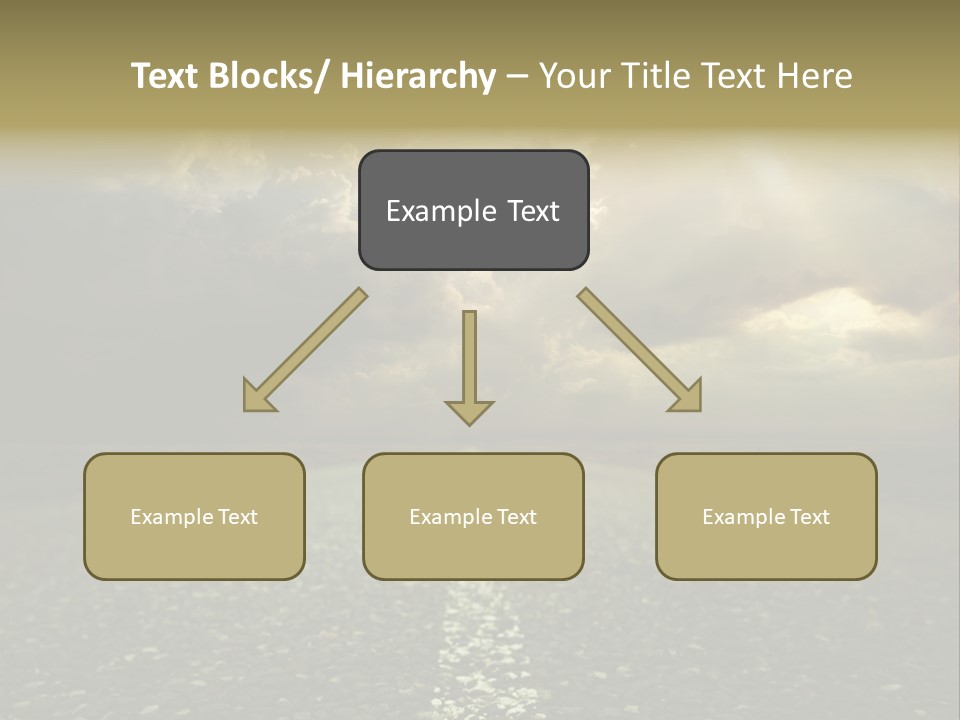 Arrow Non Urban Lane PowerPoint Template