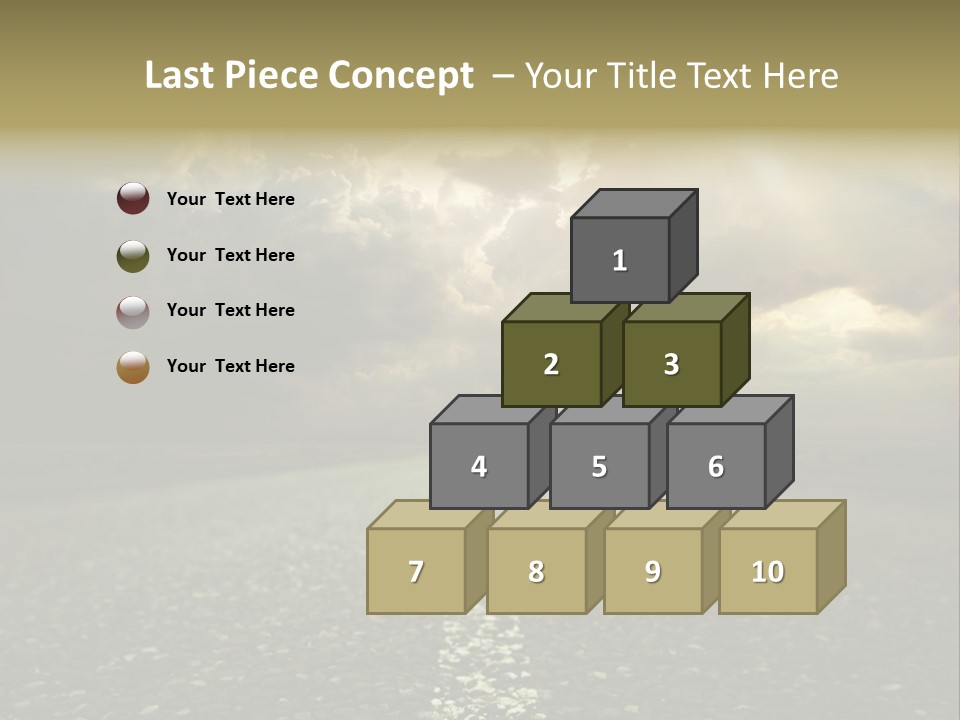 Arrow Non Urban Lane PowerPoint Template