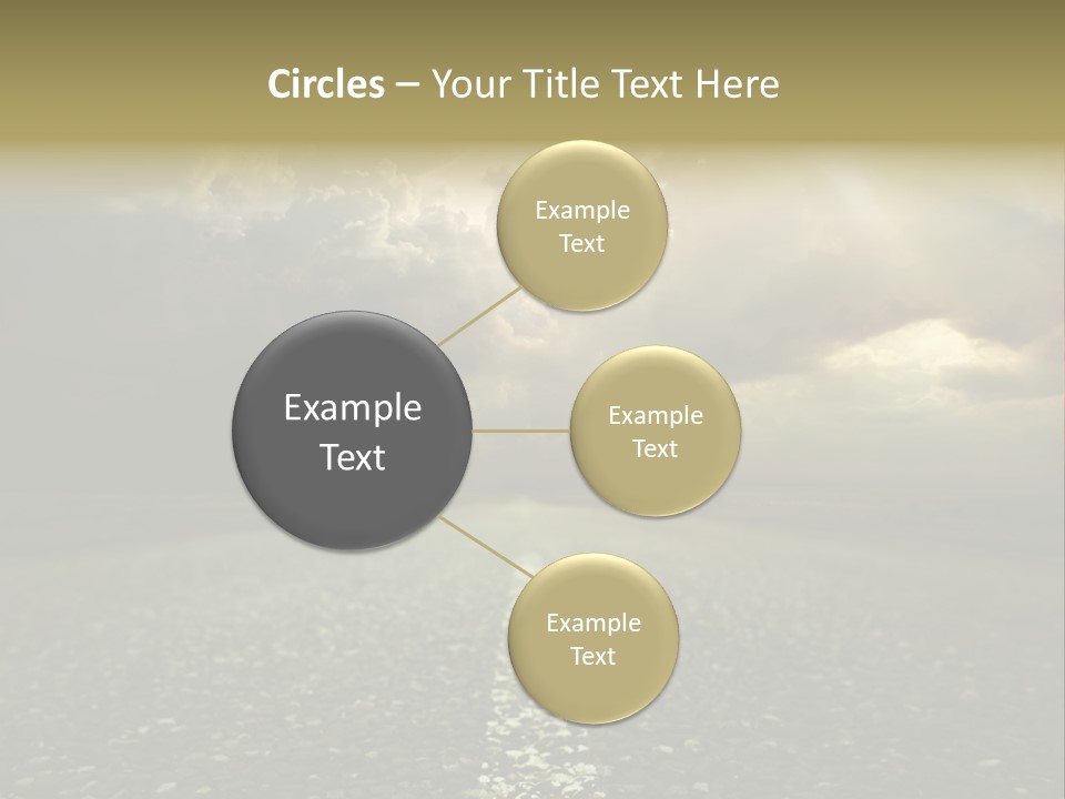 Arrow Non Urban Lane PowerPoint Template