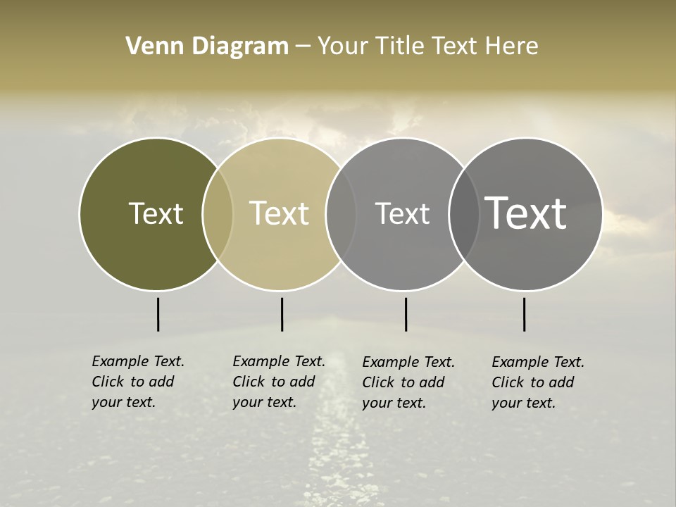 Arrow Non Urban Lane PowerPoint Template
