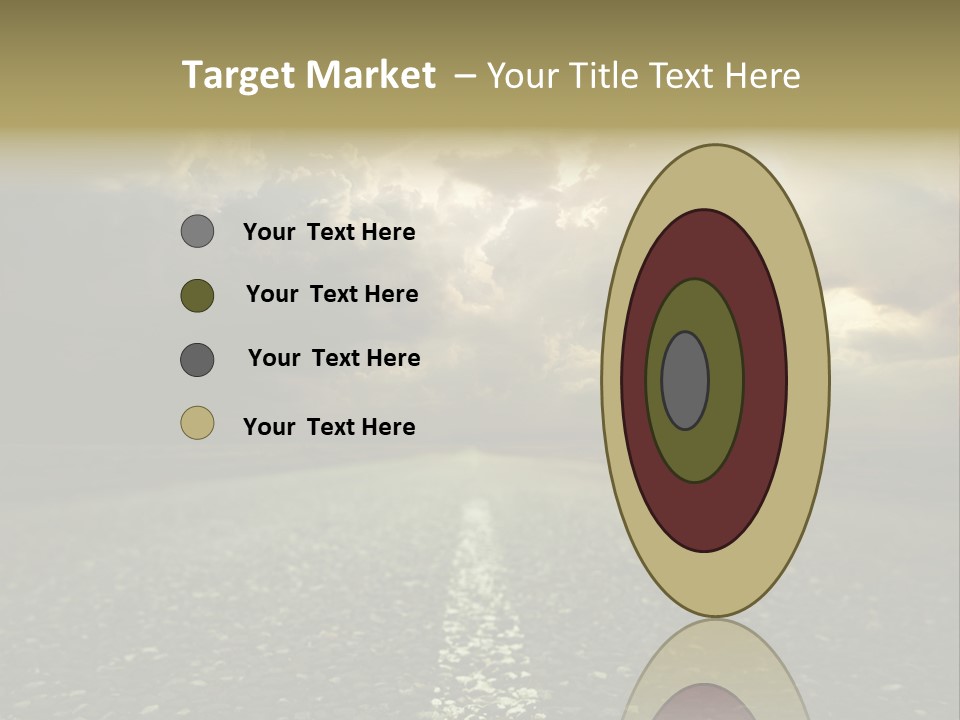 Arrow Non Urban Lane PowerPoint Template