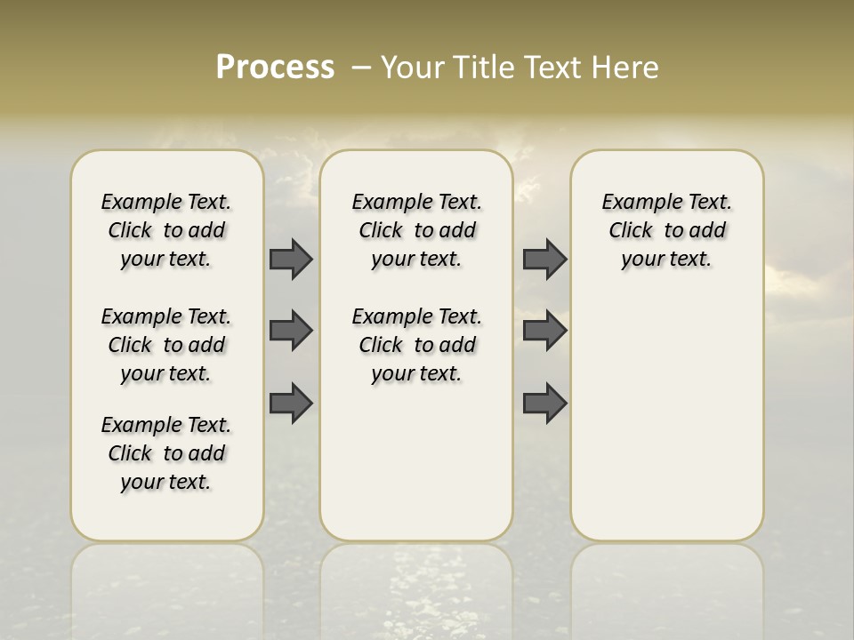 Arrow Non Urban Lane PowerPoint Template