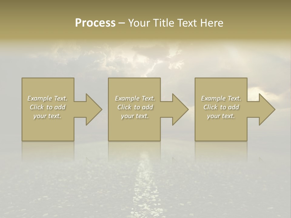Arrow Non Urban Lane PowerPoint Template