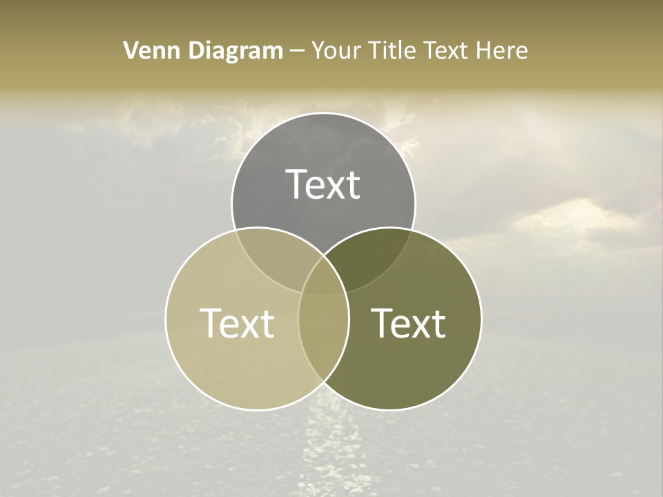 Arrow Non Urban Lane PowerPoint Template