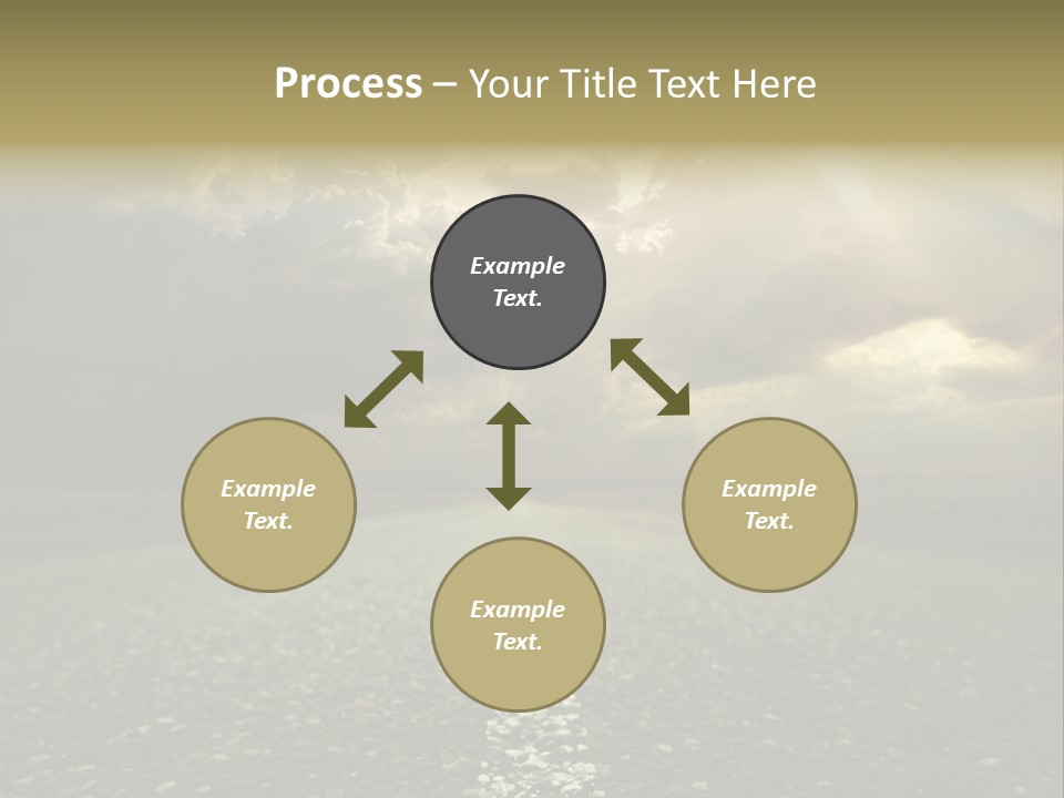 Arrow Non Urban Lane PowerPoint Template