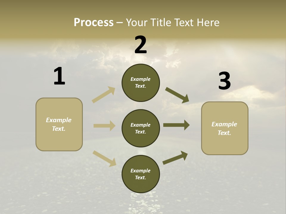 Arrow Non Urban Lane PowerPoint Template
