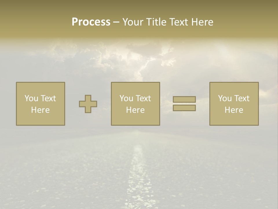 Arrow Non Urban Lane PowerPoint Template