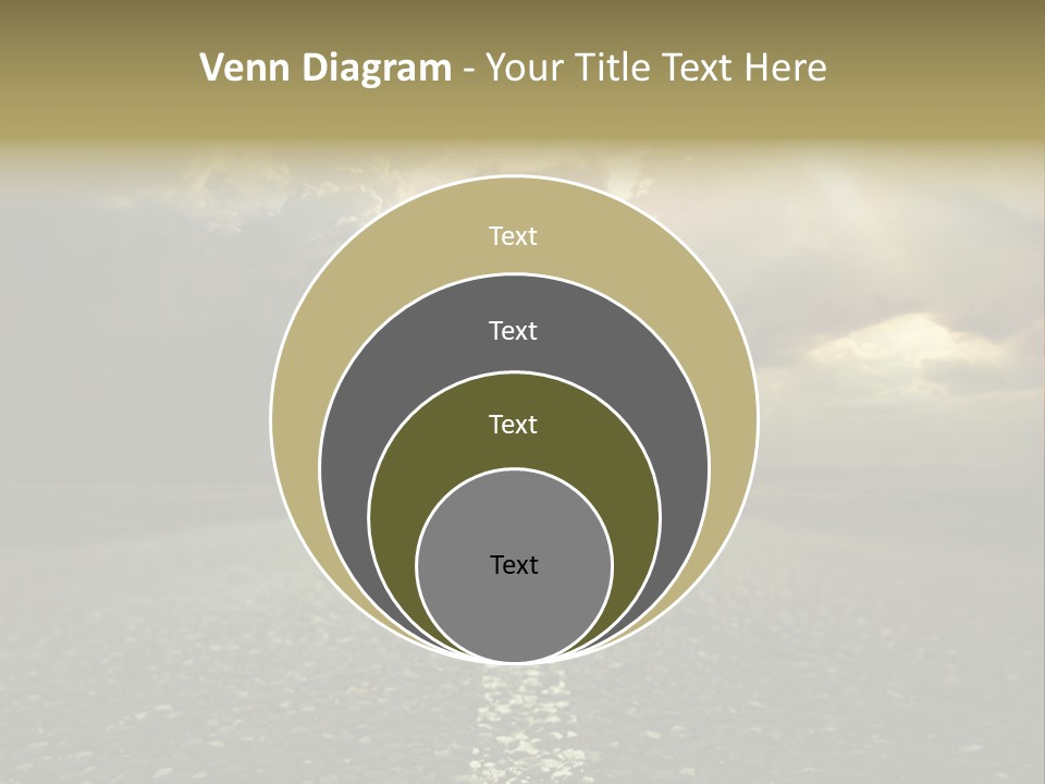 Arrow Non Urban Lane PowerPoint Template