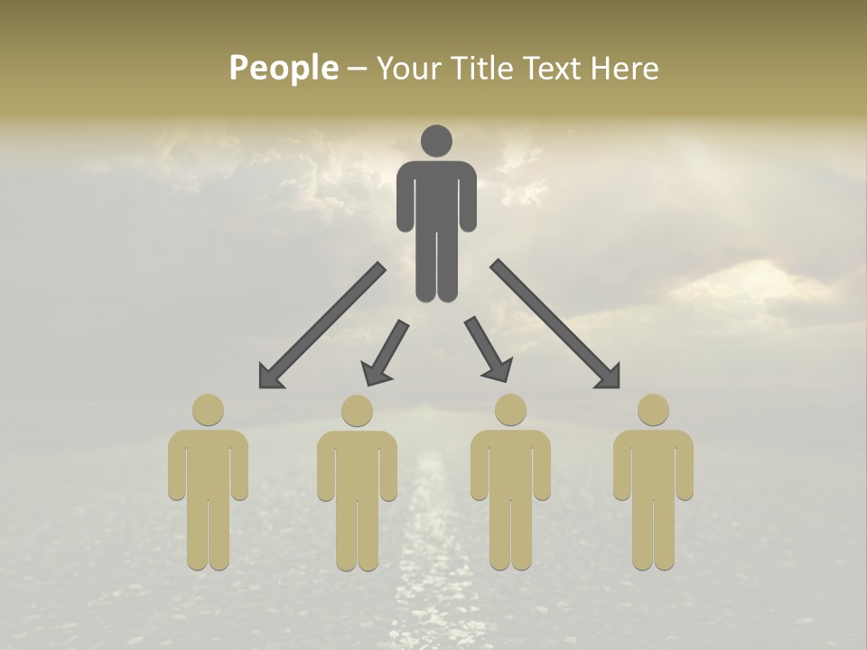 Arrow Non Urban Lane PowerPoint Template