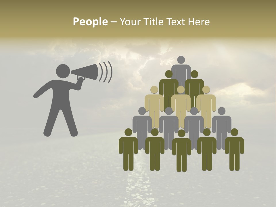 Arrow Non Urban Lane PowerPoint Template