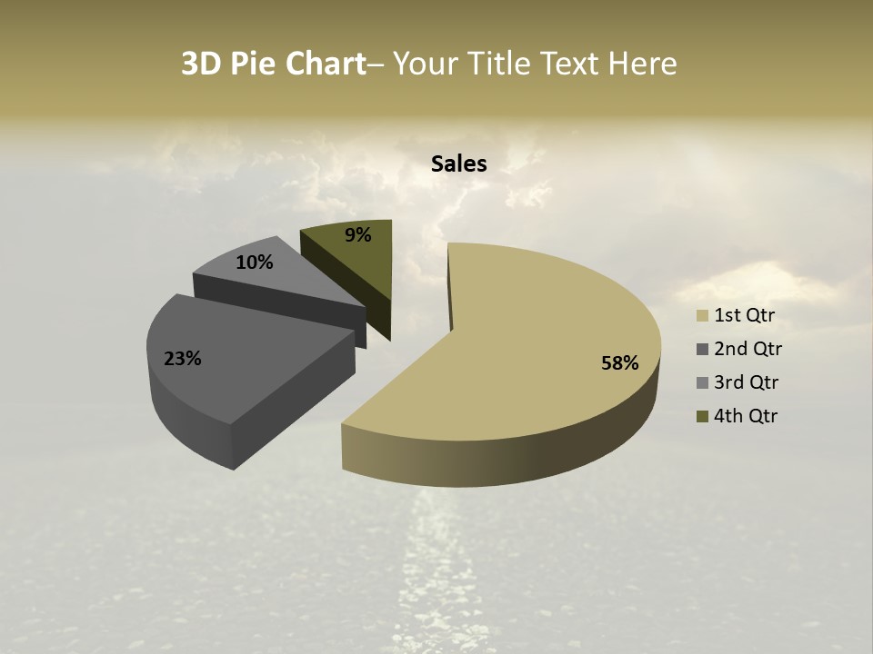 Arrow Non Urban Lane PowerPoint Template