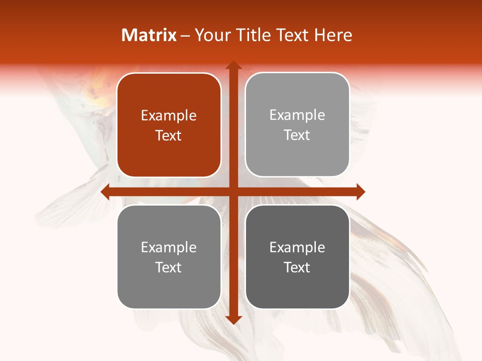 White Orange Color PowerPoint Template