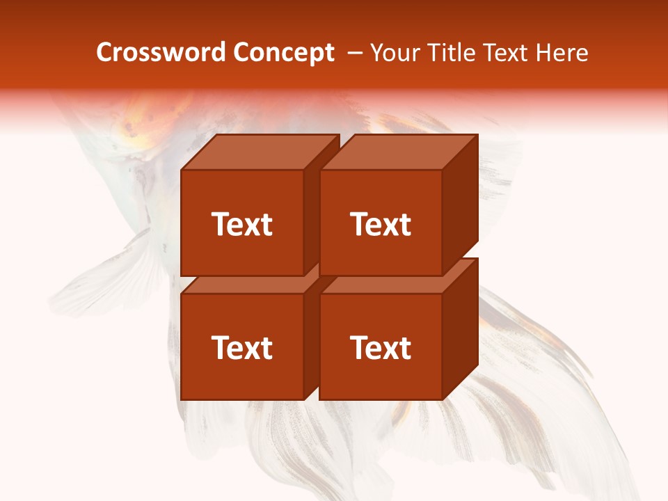 White Orange Color PowerPoint Template