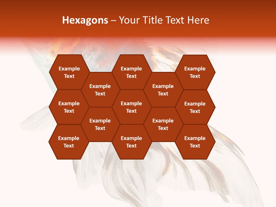 White Orange Color PowerPoint Template