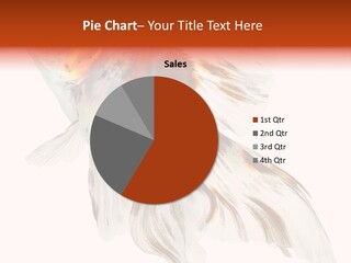 White Orange Color PowerPoint Template