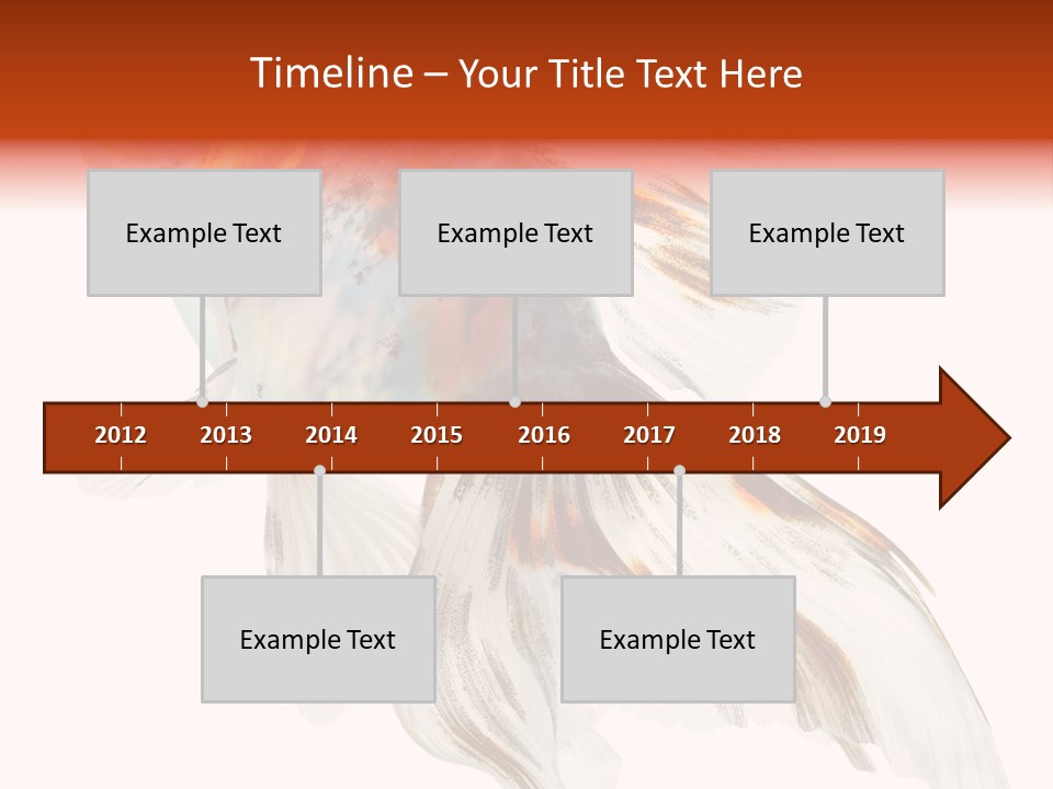 White Orange Color PowerPoint Template
