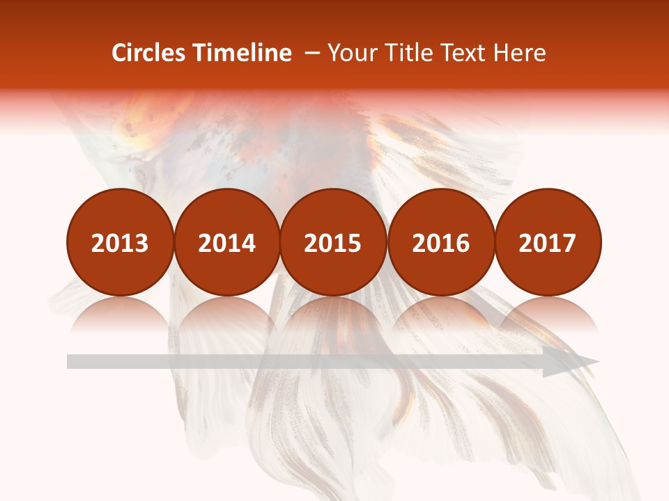 White Orange Color PowerPoint Template