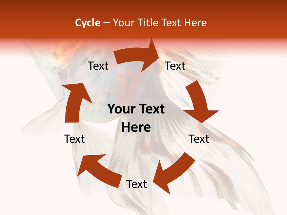 White Orange Color PowerPoint Template
