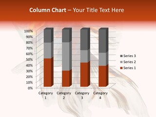 White Orange Color PowerPoint Template