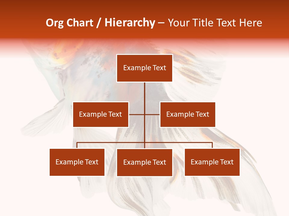White Orange Color PowerPoint Template