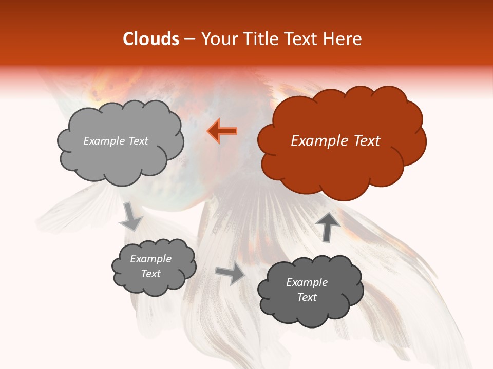 White Orange Color PowerPoint Template