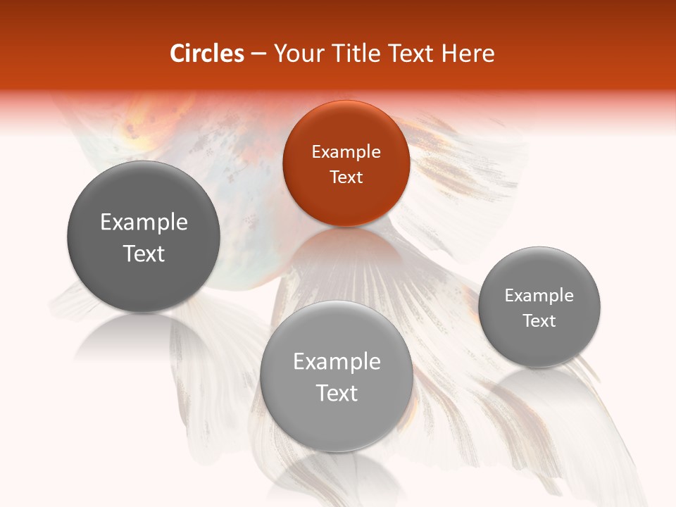 White Orange Color PowerPoint Template