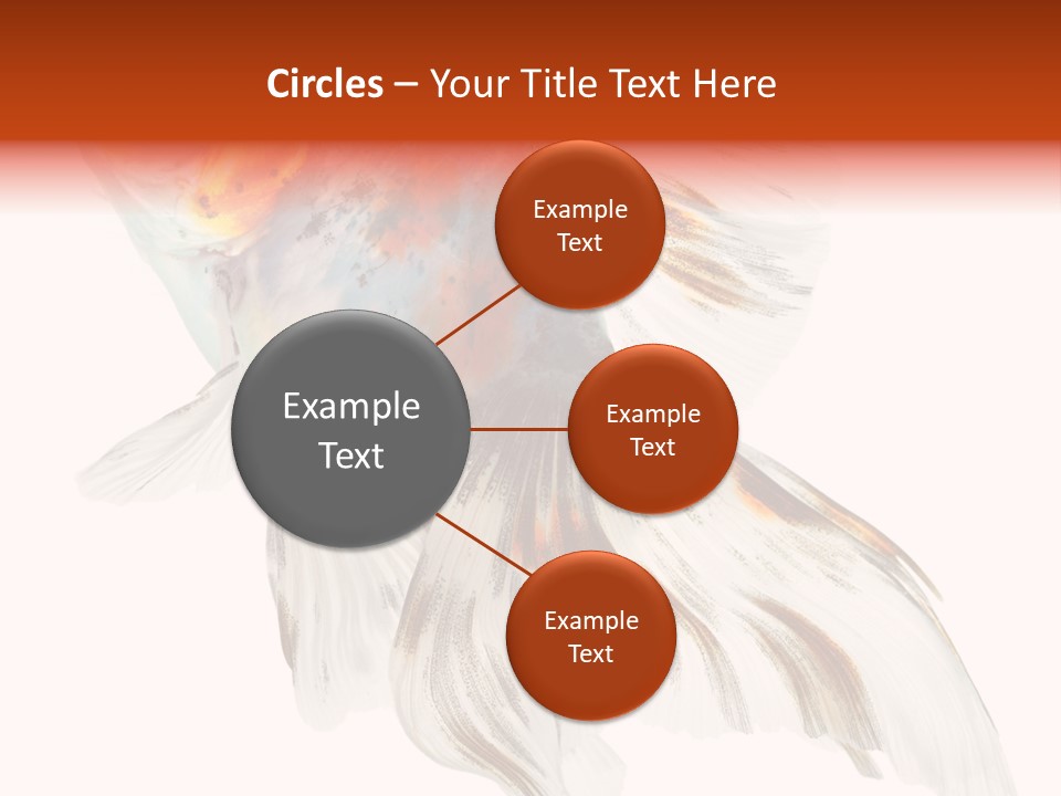 White Orange Color PowerPoint Template