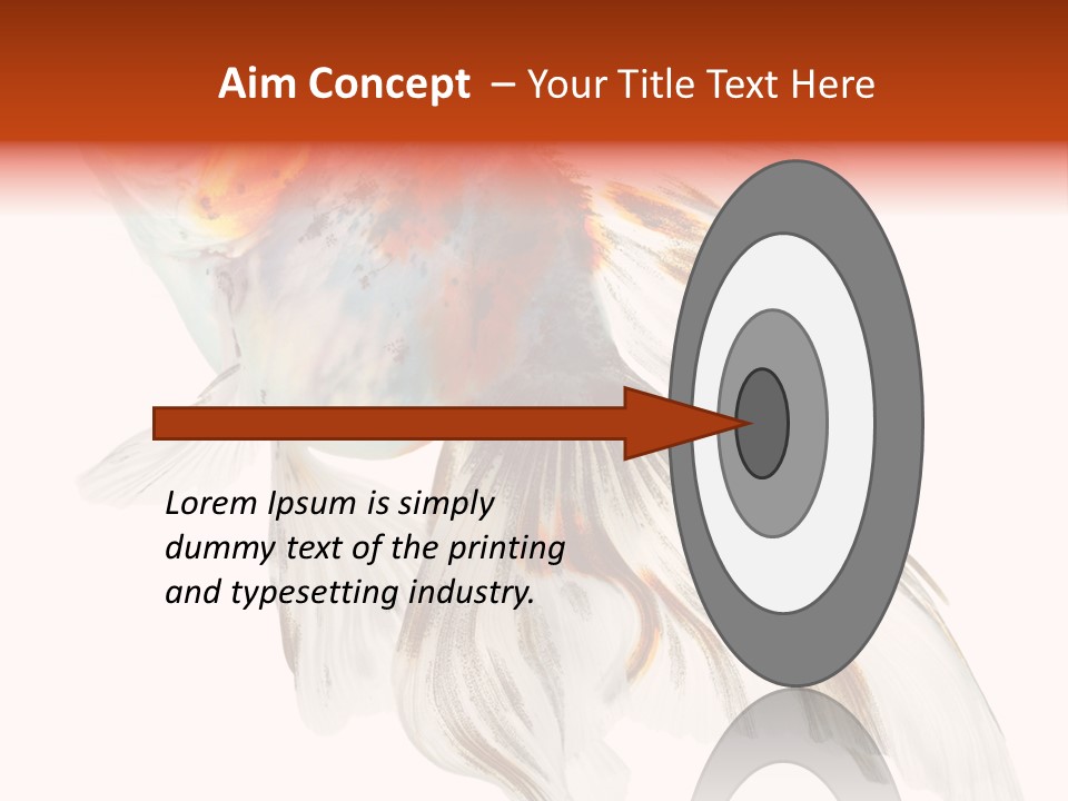 White Orange Color PowerPoint Template