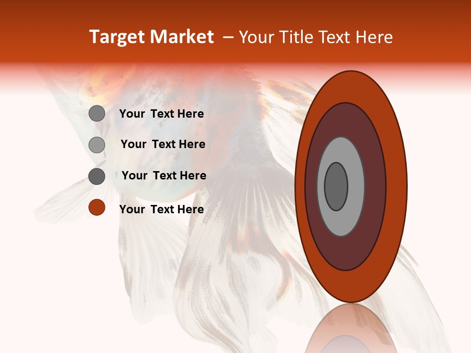 White Orange Color PowerPoint Template