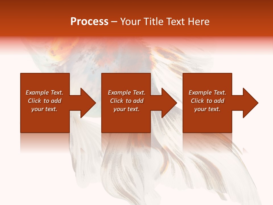 White Orange Color PowerPoint Template