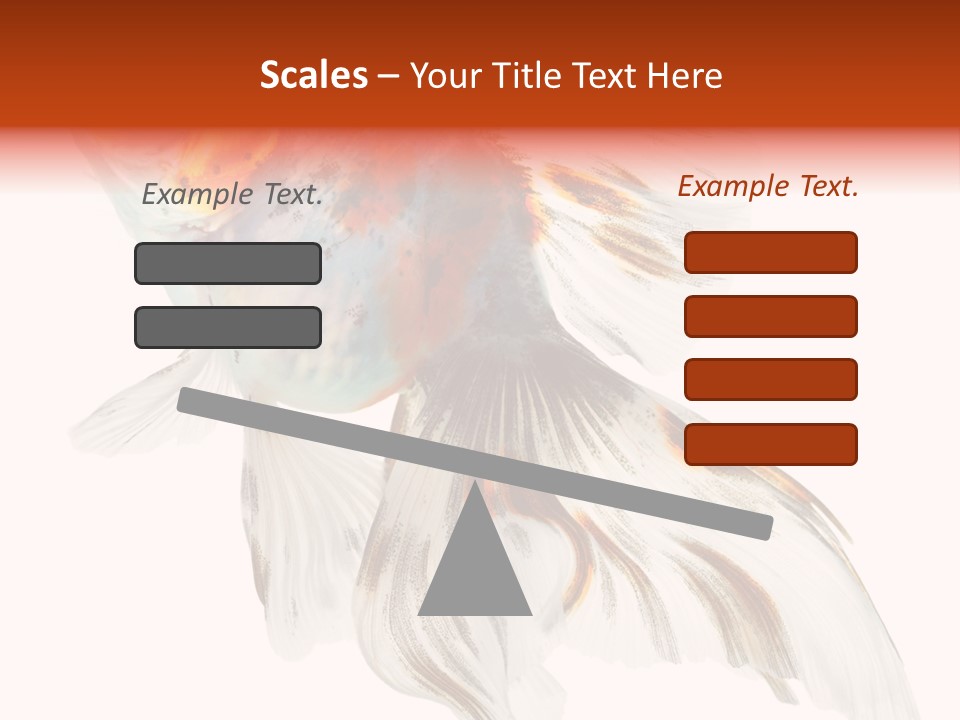 White Orange Color PowerPoint Template