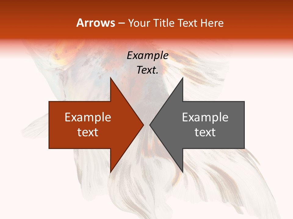 White Orange Color PowerPoint Template