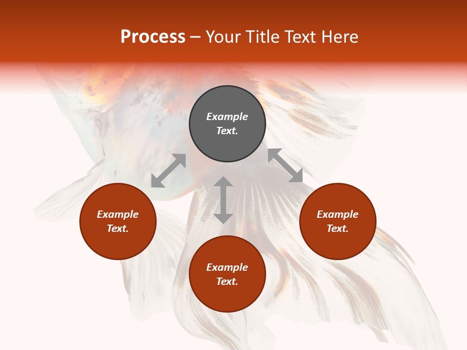 White Orange Color PowerPoint Template