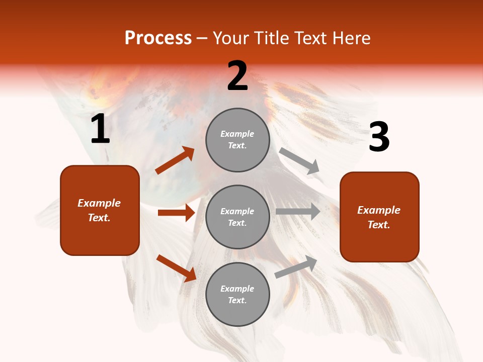 White Orange Color PowerPoint Template