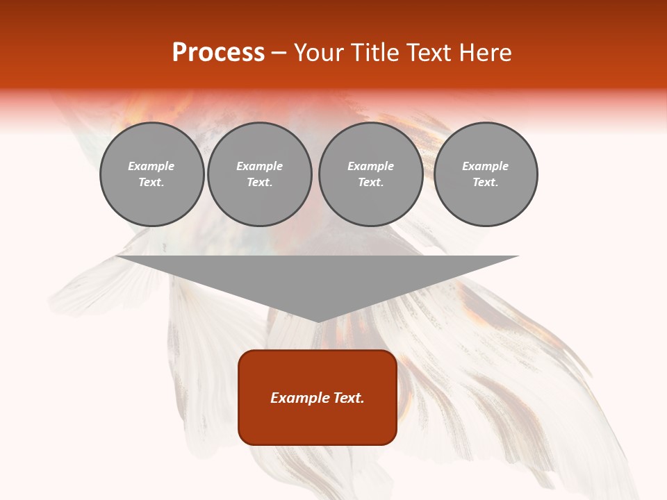 White Orange Color PowerPoint Template