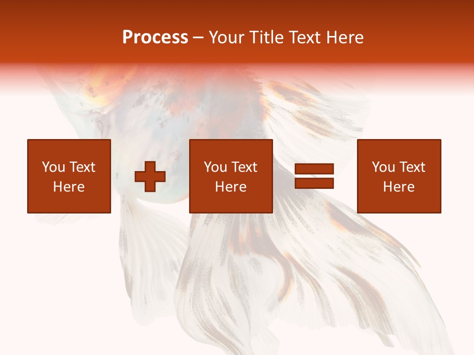 White Orange Color PowerPoint Template