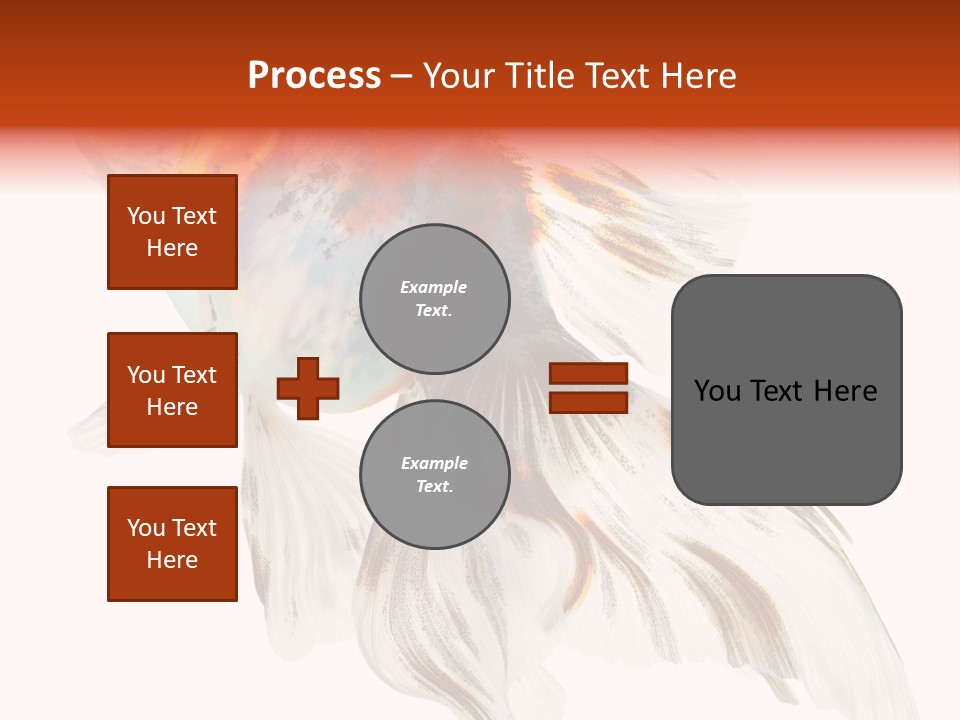 White Orange Color PowerPoint Template