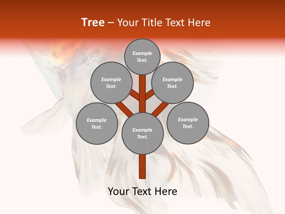 White Orange Color PowerPoint Template