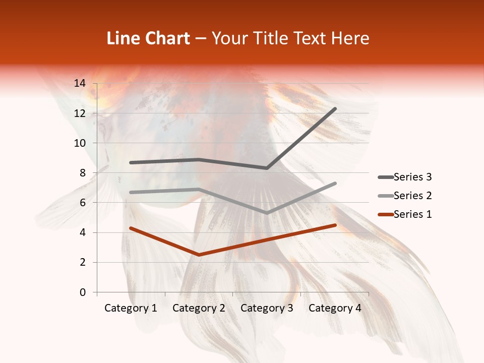 White Orange Color PowerPoint Template