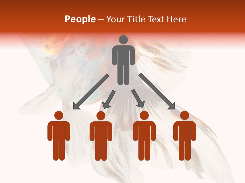 White Orange Color PowerPoint Template