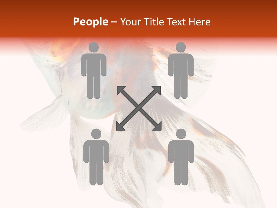 White Orange Color PowerPoint Template