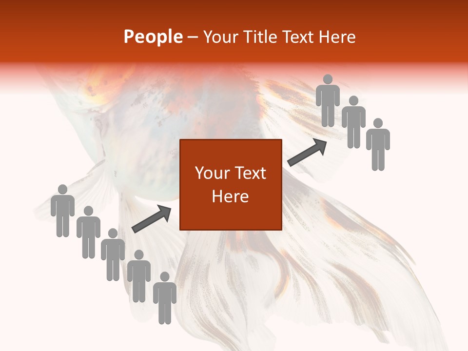 White Orange Color PowerPoint Template