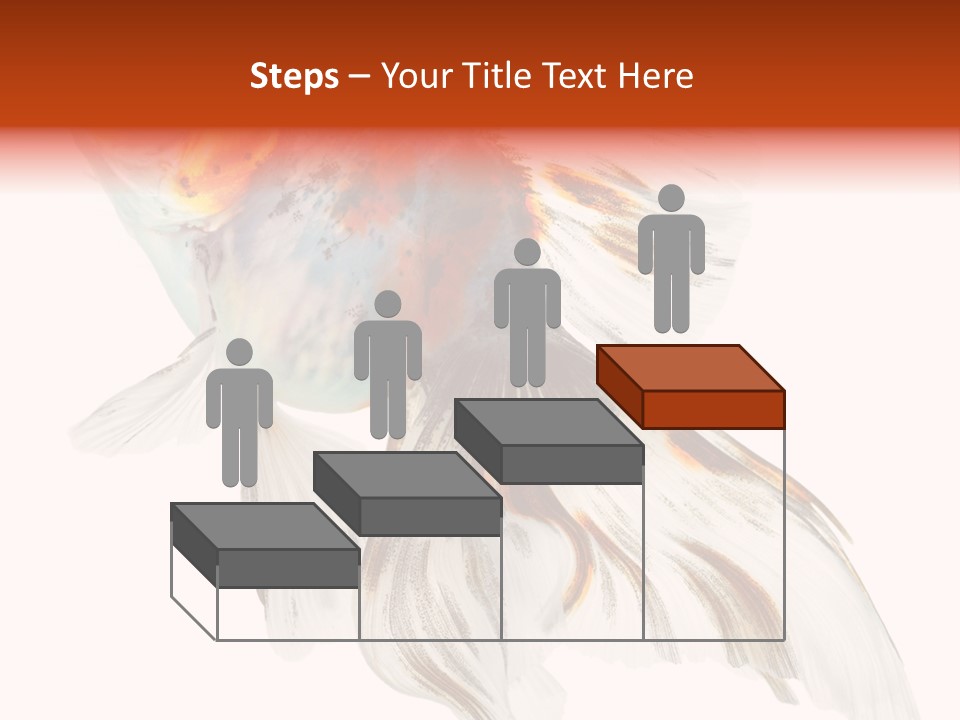 White Orange Color PowerPoint Template