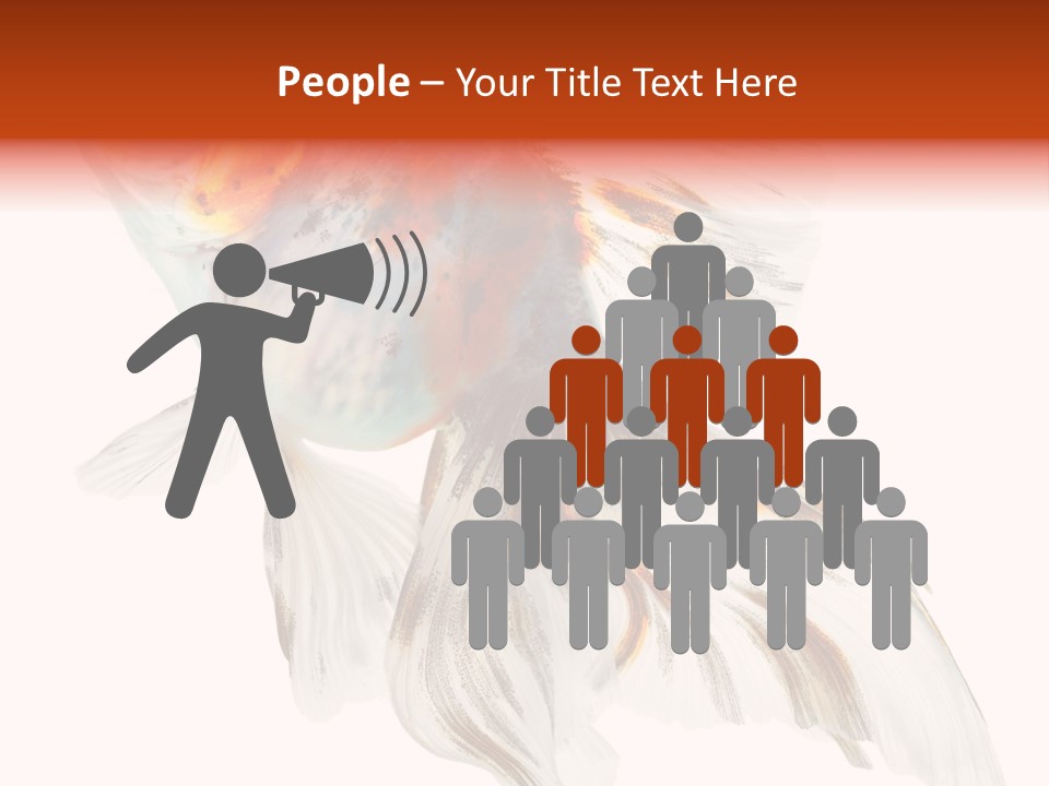 White Orange Color PowerPoint Template
