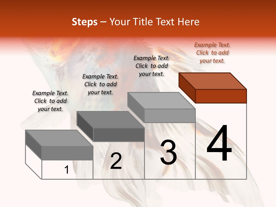 White Orange Color PowerPoint Template