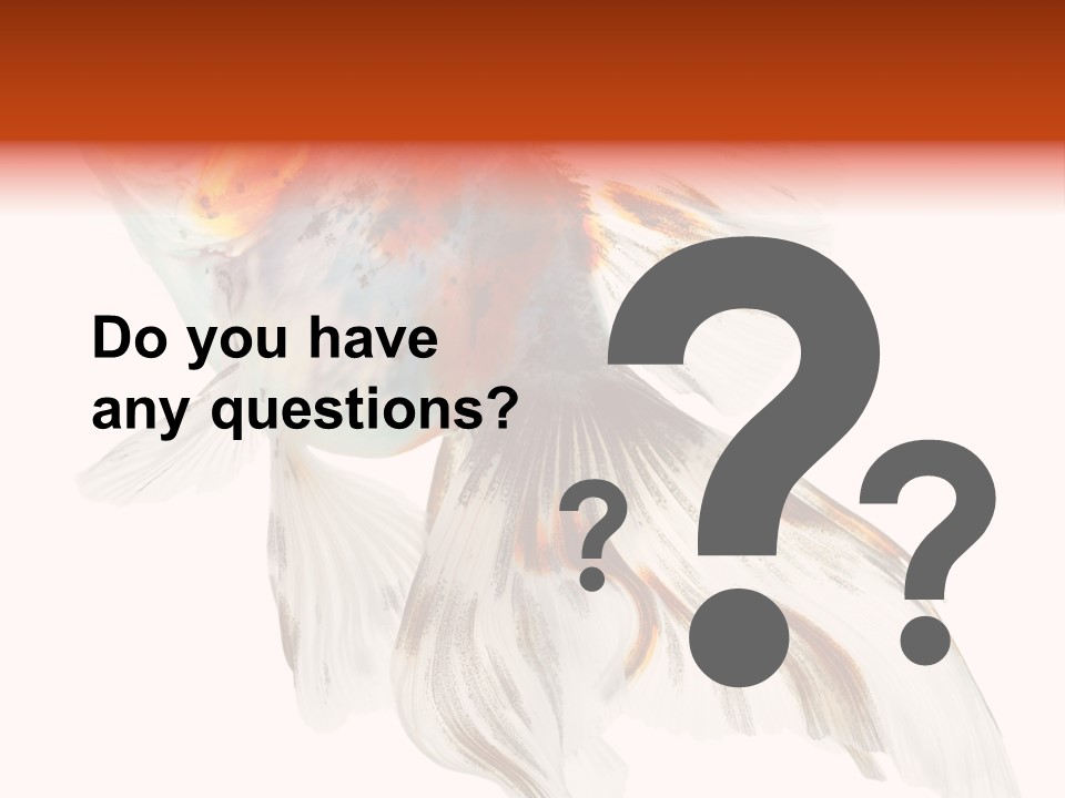 White Orange Color PowerPoint Template