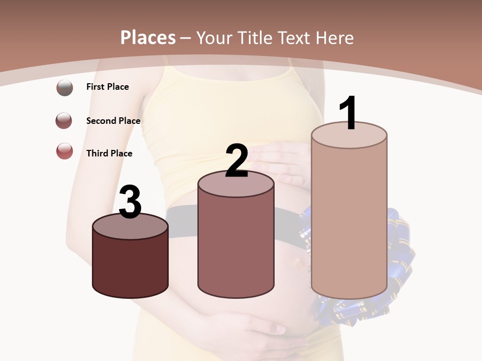 Female Background Beautiful PowerPoint Template